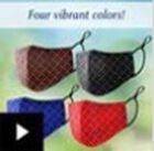 Women's Personalized Monogram Facemasks, , video-thumb